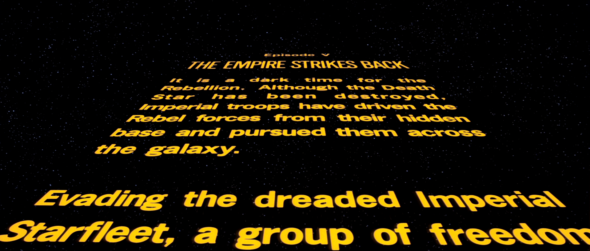 Star wars title font