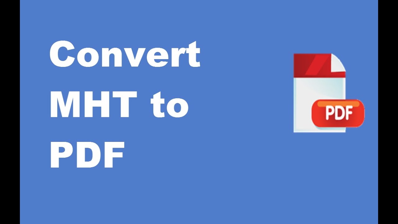 Mime To Pdf Converter Online